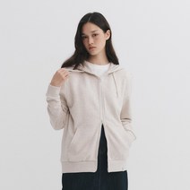 캉골(KANGOL) 베이직 심볼 집업 2123 오트밀