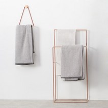 북유럽 미니멀리스트 다기능 수건 걸이 욕실 랜딩 스토리지 선반 드릴링 없음, 03 towel ring