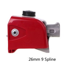 안전 나무 전기 톱 기어 박스 헤드 26mm 스플라인 폴 커터 도구 7/9 핫셀링, 02 9mm