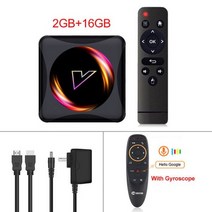 VONTARZ5 11 스마트 TV 박스 10 4G 64GB Rockchip RK3318 1080p 4K 미디어 플이어 TVBOX 셋톱, CHINA_2GB 16GB G10 RC