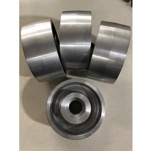 자바라 컨베이어 벨트 바퀴 우레탄 롤러160x50/55 내부 구멍 맞춤형 완전 알루미늄 벨트 그라인더 러닝 휠, 12 inner hole 40mm_01 160x50