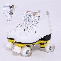성인 인라인스케이트 4인승 성인 남녀 인라인스케이트 인라인스케이트 반짝반짝, 화이트라이브공제+화이트휠, 34