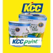 kcc친환경 광택 플러스 내부용 유광 황색 4L 18L 벽화 디자인 그래픽 낙서 방지용, 고광택황색, 1개
