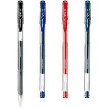 유니볼 시그노 스탠다드 중성펜 0.5 0.7 0.8mm UM-100, 블랙(24)／0.5mm