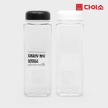 [다이소]사각체크물병(500 ml)-1012228