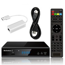 위성 TV 수신기 hellobox 6 dvb-s2x dvb-s2 인터넷 h265 hevc 멀티 스트림 t2-mi dvb s2 접시 토 파인더, hellobox6 rj45, 나는 플러그