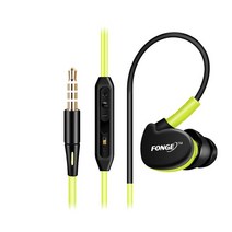 이어폰 스포츠 러닝 헤드셋 베이스 방수 IPX5 이어버드 HIFI 핸즈프리 마이크 포함 샤오미 Meizu 지원, [03] green