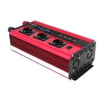 수정사인파 인버터 3000W~6000W 12V 24V 220V 차량용 캠핑용 차박 캠핑 자동차 인버터 3콘센트 녹원LVYUAN, 3000W~6000W  ( 3콘센트 ), 1개