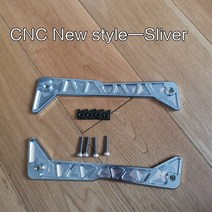 스텝퍼효과 Honda Ruckus Zoomer Af58 NPS50 Lusso 알루미늄 합금 CNC 스쿠터 오토바이 수정 부품 용 빌렛 스텝 레일, [02] CNC Silver, 02 CNC Silver