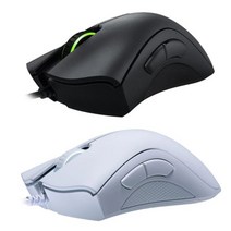 레이저 데스에더 에센셜 유선 게이밍 마우스 RAZER DeathAdder 롤용 배그용, 화이트, 기본