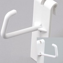 8개 철망용 고리 화이트 스페이스월후크 수납장 앵글고리