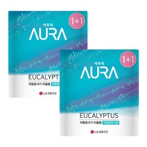 AURA 자동분사 유칼립투스향 280ml(1+1) x 2개, 단품