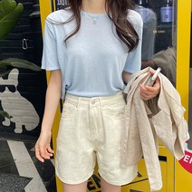 바잉몰 [빅사이즈~2XL] 여성 미드나잇 코튼 숏 팬츠