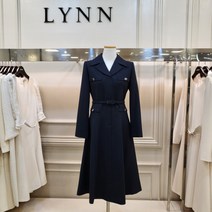 린 A라인 카라넥 원피스 LGOPLK9601