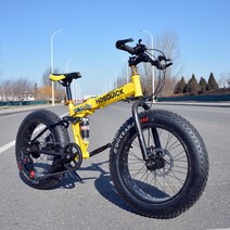 출퇴근 팻바이크 스포츠 전기자전거 미니벨로 고성능, 블랙 7단 24인치