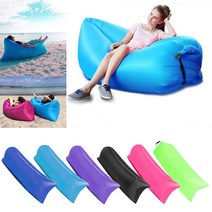 다용도 해변 캠핑 공기소파 간편휴대 릴렉스 1인소파, GS0300158A 블루