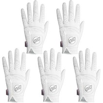 오아이오 뉴 천연양피 여성용 왼손 골프장갑 5p, 왼손착용