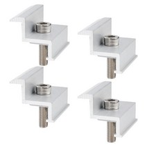 보트트레일러 태양광 패널 브래킷 장착 알루미늄 고정 세트 카라반 지붕 모터홈 시스템 설치 액세서리, 4PC