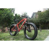 팻바이크 4.0 지방 자전거 24/26 인치 큰 타이어 해변 7/21/24/27 가변 속도 스노우 초대형 산악, 06 Red_02 26inch_01 21