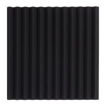 차음재 방음재 흡음재 24PCS 300x300x25mm 스튜디오 난연성 음향 폼 고밀도 방음 스폰지 흡수 패널 씰링 스, 01 Black_01 24PCS