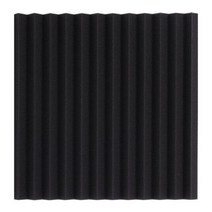 12/24PCS 300x300x25mm Studio Acoustic Foam Sound Foam Sound Proofing Protective Sponge Soundproof Ab, black_24Pcs with Tapes