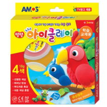 오너클랜 아이클레이 4색 18g 금강앵무, 본품, 핑크