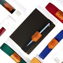 20%OFF-북밴드 펜홀더 3중직밴드 고급스러움 기능성 다이어리홀더 펜꽂이 오퍼비, 블랙, 1개