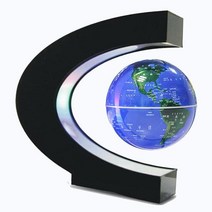 전기없이돌아가는지구본 자전지구본 자동회전 자기 부동 부상 지구 LED 세계지도 전자 반 중력 램프 참신, 02 C_04 UK Plug