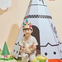 내가 만드는 d.i.y 인디언텐트 집콕놀이 플레이텐트