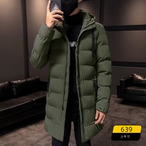 DFMEI 패딩 재킷 남성 후드 겨울 두꺼운 따뜻한 중간 길이 남성 다운면