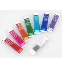 UNI 나노다이아 컬러샤프심 MIX(0.5mm), 1개
