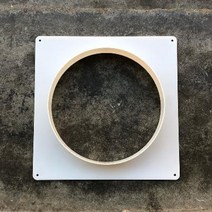 삼면 포장기 비닐자동 파우치 고추가루 커피 기계 플라스틱 ABS측 원형변환 조인트 송풍관, 01 평판플랜지 이음매(각각 115mm원 9