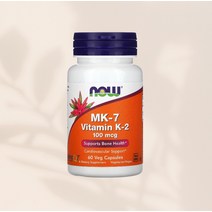 NOW Foods 나우푸드 MK-7 비타민K-2 100mcg 60정