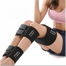 엔템 오자다리 오다리 자세 체형 고정 밴드 벨트 3개세트, 블랙-3종