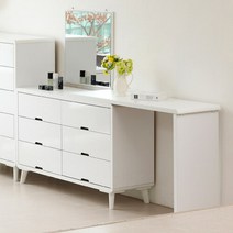 샤르망 1200 화장대 풀세트, 화이트