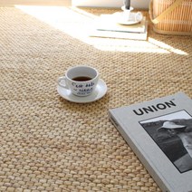 100% 핸드메이드 수초 라탄 여름 러그 돗자리 매트, 고급형