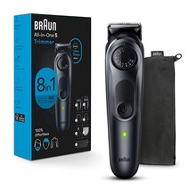 Braun 올인원 스타일 키트 시리즈 5 5490 9-in-1 남성용 트리머 수염 트리머 포함 맨스케이핑용 바디 트리머 헤어 클리퍼 등을 위한 매우 날카로운 블레이드 40, 8in1 Trimmer, 40 Length Settin