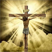 HAPPY 3D 보석십자수 십자가 예수님 DIY, 3D 원형비즈, 60*60cm
