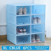 와인 캐비넷 전용 쿨러 유럽식 바 와인 6packs 투명 신발 된가정용 업소용 럭셔리, 34x24x14cm cblue6p