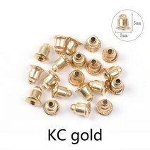 200 개 몫 총알 귀 플러그 골드 실버 도금 금속 귀걸이 다시 스 터 드 설정 기본 공급 5x6MM 126378, KC