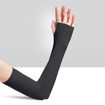 ZZJJC 선 쿨링 슬리브 남녀공용 아웃도어 스포츠 라이딩 아암 슬리브 쿨링 슬리브 커버, 블랙엄지