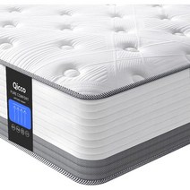 Qicco 침대 매트리스 무음 포켓스프링 바닥 매트리스, 20cm, 중간 상품 사진