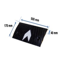 차량진입판 제작 설치 : 500-170-40고무 (칼블럭 포함) 휠체어경사로 대차경사로 운반수레 진입판 차량진입판 경사판 경사로 턱진입판 경계석턱 진입로턱 계단턱 건축현장