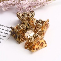 {It 아이템} 헤어집게핀 글로시 미니 호피 집게핀 헤어집게핀 미니집게핀 디스코핀 옆머리핀