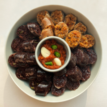 순대내장 1kg 2kg 찰순대 김치 피 부속물 토종 전통 고기 모듬 당면 오소리감투, 찰순대 1kg