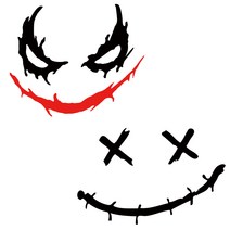 JOKER 조커 차량용 데칼 튜닝 스티커, 1개, 선택-1레드(대)