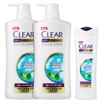 아이스 쿨 멘솔 비듬 두피 샴푸 650ml 2개+330ml 증정