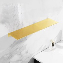 럭셔리 욕실 금색 선반 젠다이 트레이 장 수건걸이 북유럽 거울 앞 금빛 샤워장 화장실 벽, 60cm, 상세페이지 참조