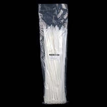 우진금속 튼튼 케이블타이 전선정리, 미란다 튼튼 케이블타이 450mm 백(1봉-100, 1봉:100pcs _JMOC