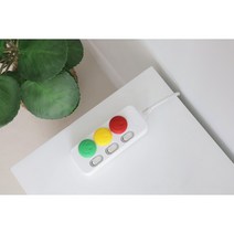 (최저가)그날의집 특허 실리콘 콘센트 커버 멀티탭 커버 안전커버, 빨강